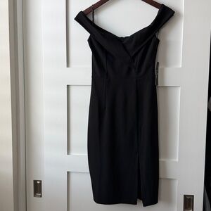 Lulu's Black Off-Shoulder Dress